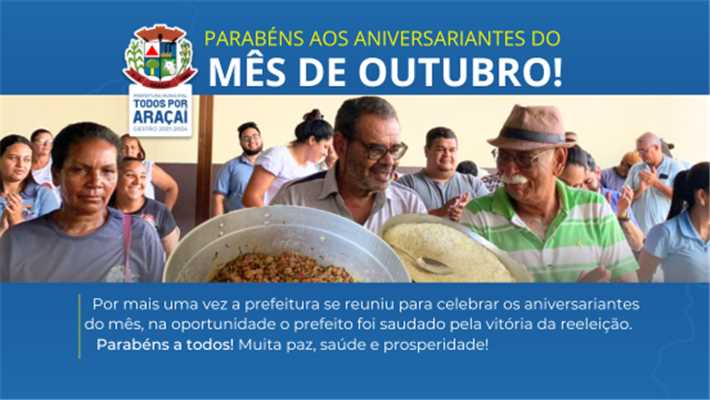 ANIVERSARIANTES DE OUTUBRO